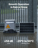 VEVOR Saules bīdāmo vārtu atvērējs 280 W, elektrisks motors vārtiem līdz 20 m un 816 kg, zobratu sliedes žoga vārtu motors ar infrasarkano sensoru un 2 tālvadības pultīm, piebraucamo vārtu atvēršanas sistēma