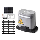 VEVOR Saules bīdāmo vārtu atvērējs 280 W, elektrisks motors vārtiem līdz 20 m un 816 kg, zobratu sliedes žoga vārtu motors ar infrasarkano sensoru un 2 tālvadības pultīm, piebraucamo vārtu atvēršanas sistēma