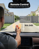 VEVOR Automātiskais bīdāmo vārtu atvērējs 550 W, elektrisks motors vārtiem līdz 25 m un 1500 kg, neilona zobratu sliede, infrasarkanais sensors un 2 tālvadības pultis, piebraucamo vārtu atvēršanas sistēma