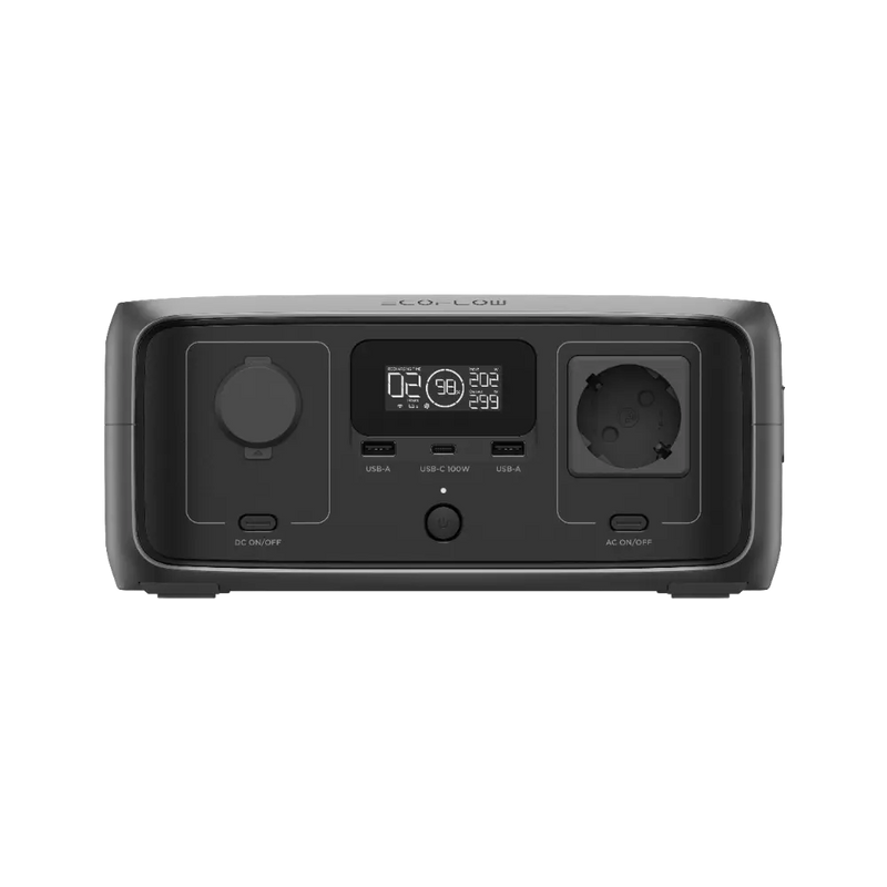 EcoFlow RIVER 3 Portatīvā Elektrocentrāle – 245Wh, 300W, kompaktā jauda ceļā un mājās