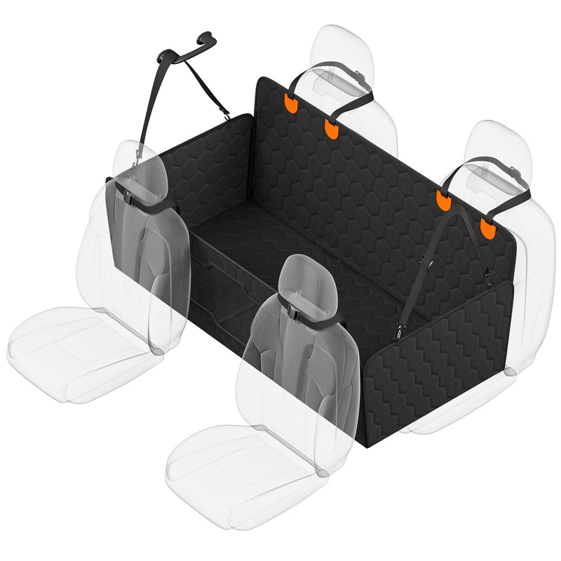 VEVOR Ūdensnecaurlaidīgs suņu auto aizmugurējā sēdekļa pārvalks 1372 x 650 mm, 600D