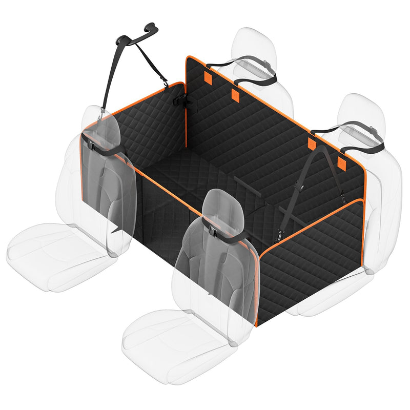 VEVOR Ūdensnecaurlaidīgs suņu sēdekļa pārvalks 1300 x 700 mm, 600D, apvidus auto (SUV)