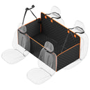 VEVOR Ūdensnecaurlaidīgs suņu sēdekļa pārvalks 1300 x 700 mm, 600D, apvidus auto (SUV)