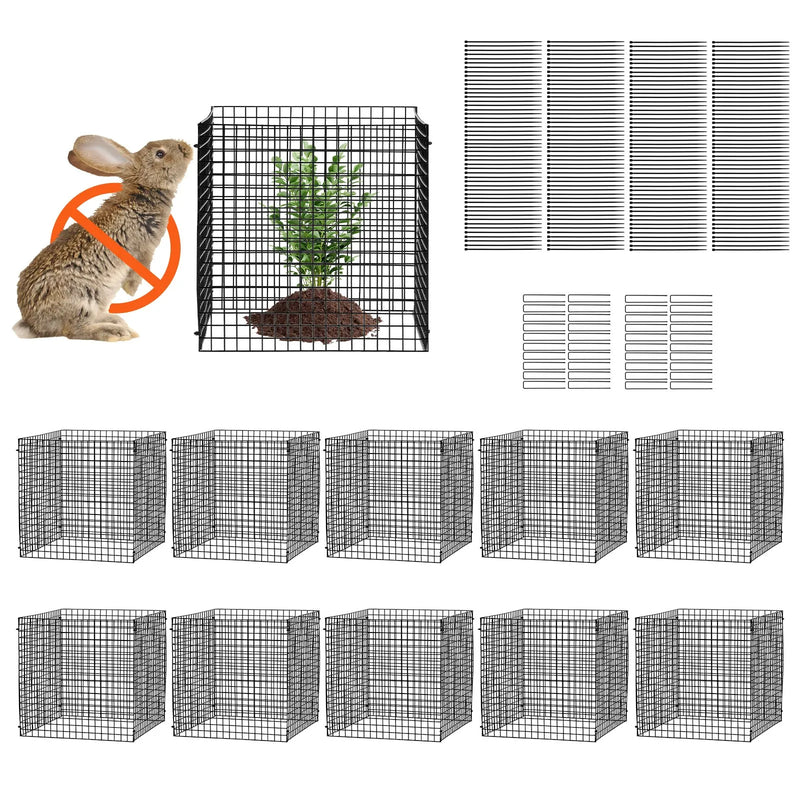 10 gab. augu aizsargi pret dzīvniekiem, 30 x 30 cm augu balsti dārzeņiem