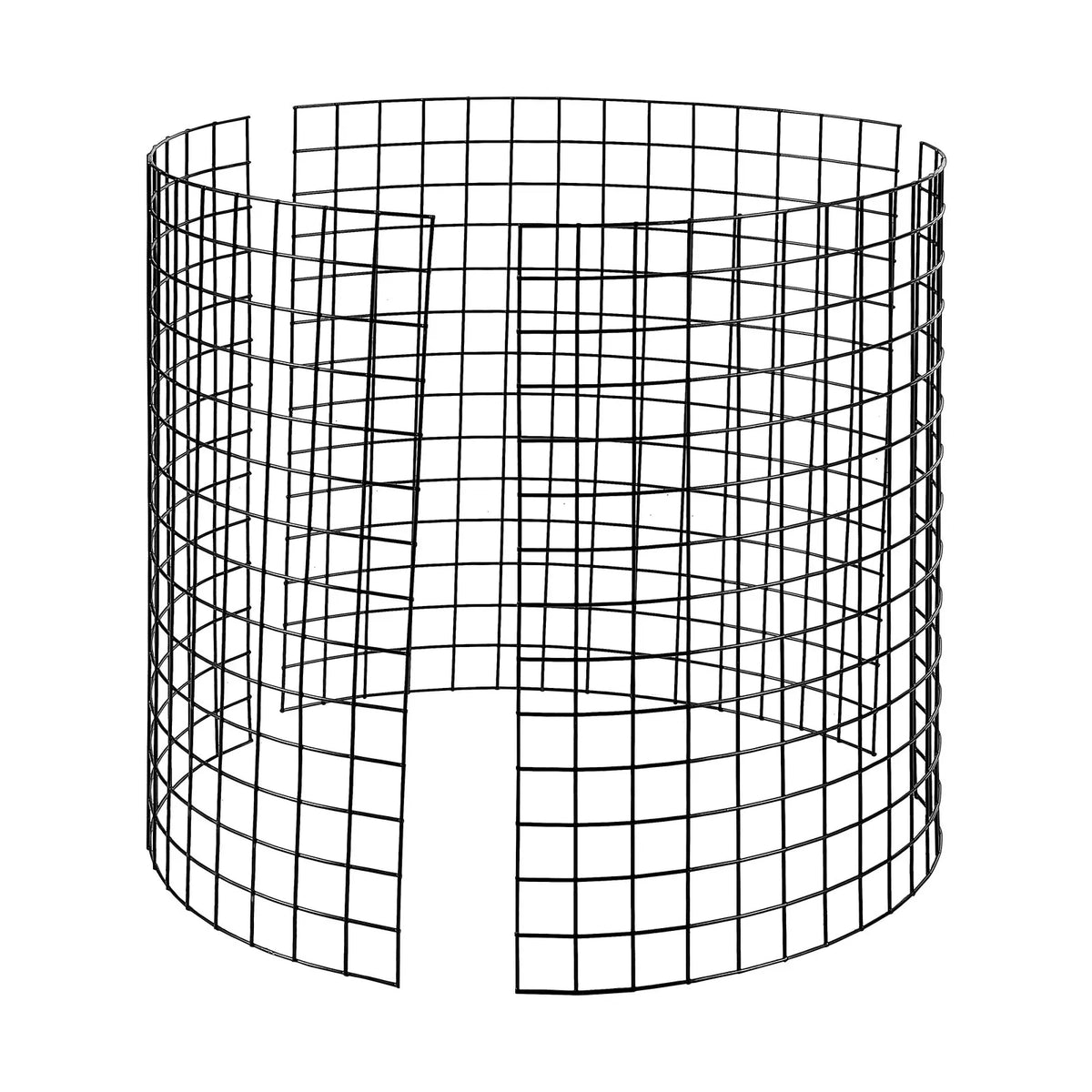6 pcs plant guards against animals, metal plant supports, Ø 32 cm x 36 cm high