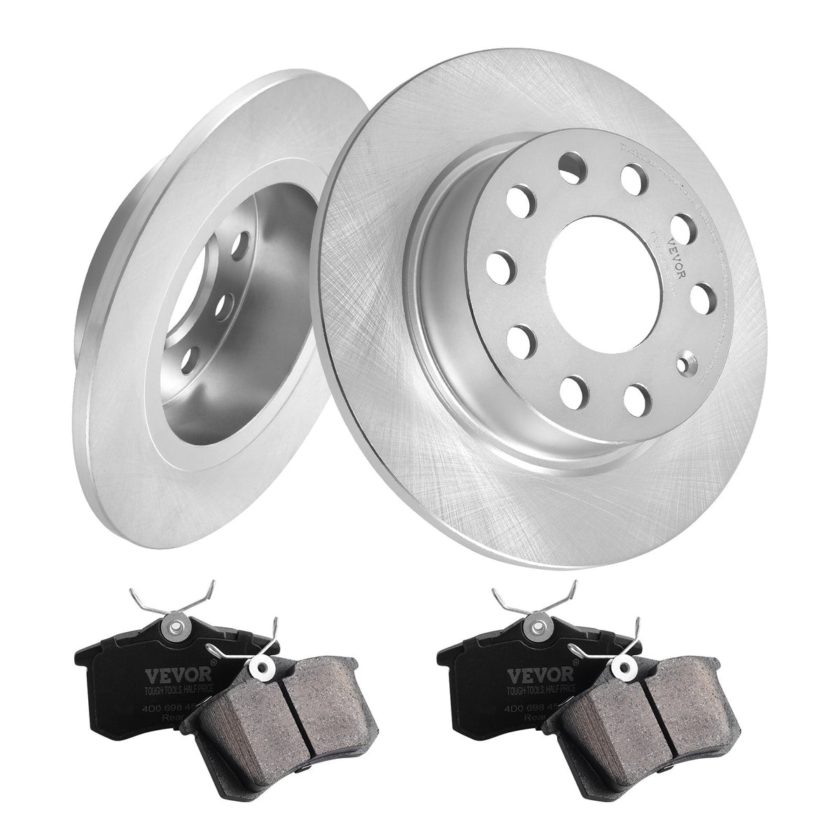 VEVOR Rear Brake Kit, Brake Discs and Brake Pads Audi A3 (8P) Replacement Set