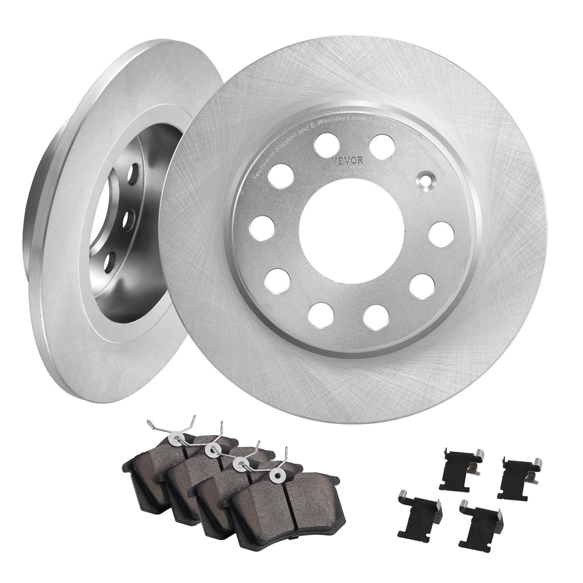 VEVOR Rear Brake Kit, Brake Discs and Brake Pads Audi A3 (8P) Replacement Set