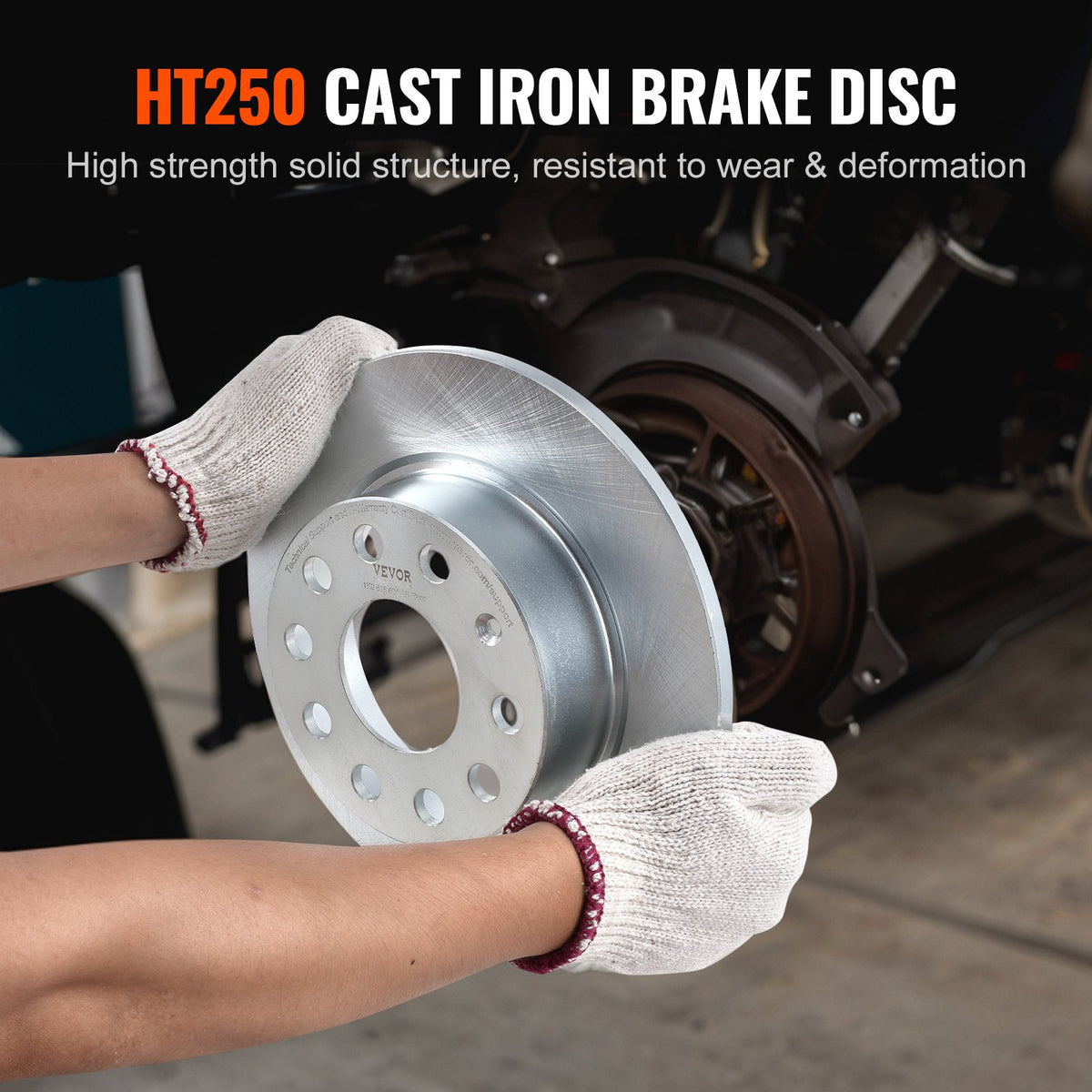 VEVOR Rear Brake Kit, Brake Discs and Brake Pads Audi A3 (8P) Replacement Set