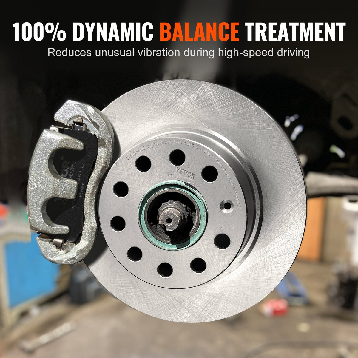VEVOR Rear Brake Kit, Brake Discs and Brake Pads Audi A3 (8P) Replacement Set