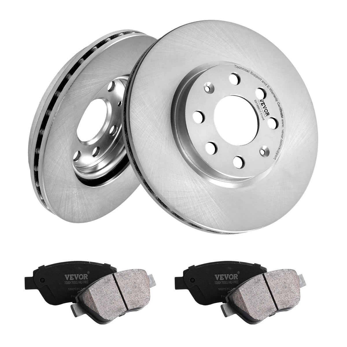 VEVOR Front Ceramic Brake Disc and Pad Kit – Vauxhall Adam / Corsa D / Box Hatchback