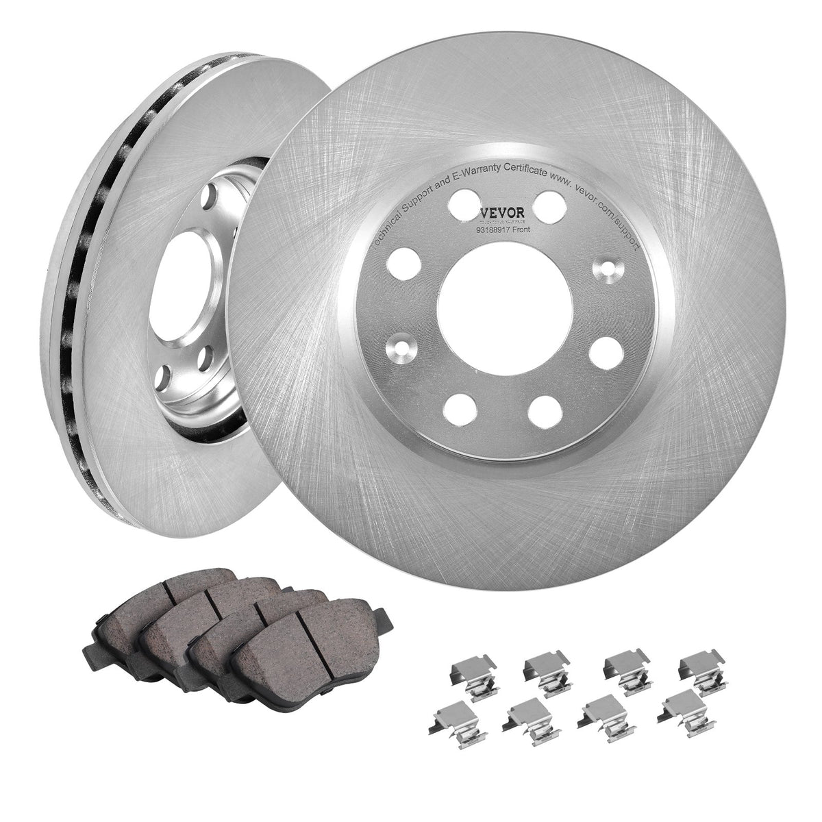 VEVOR Front Ceramic Brake Disc and Pad Kit – Vauxhall Adam / Corsa D / Box Hatchback