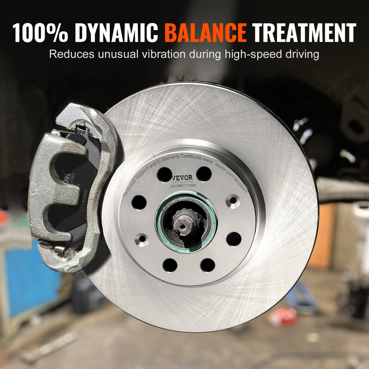 VEVOR Front Ceramic Brake Disc and Pad Kit – Vauxhall Adam / Corsa D / Box Hatchback