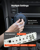 VEVOR monobloka automašīnas pastiprinātājs 1200 W RMS, 1 kanāls, D klase, stabils pie 1/2/4 Ω, ar tālvadības subwoofera līmeņa regulatoru, zemo frekvenču filtru, basa pastiprinājumu un fāzes regulēšanu