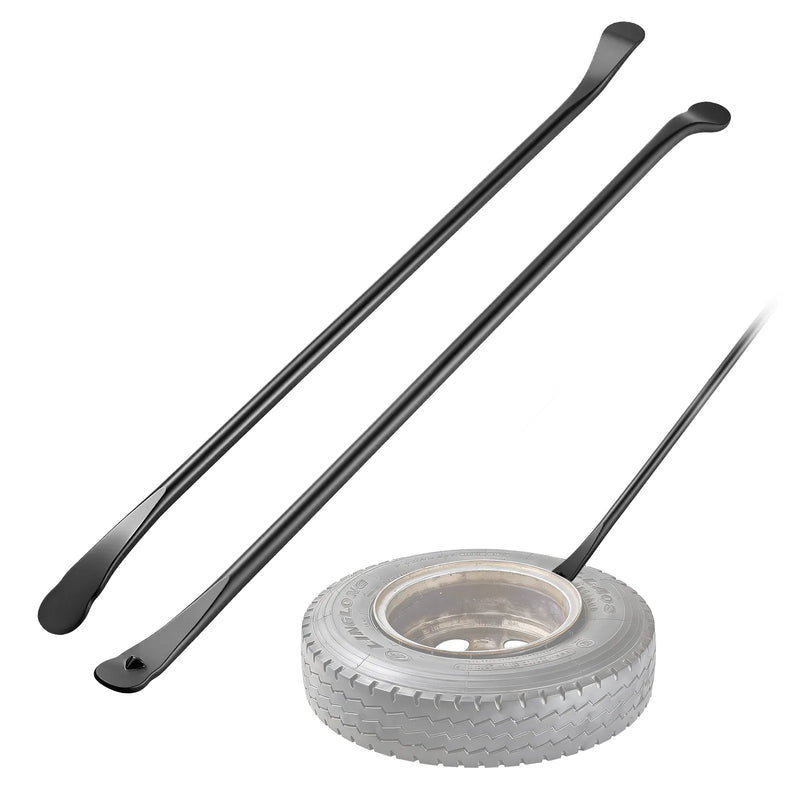 VEVOR riepu montāžas un demontāžas sviras 970 mm, 2 gab., smagās klases sakausējuma tērauda riepu montāžas instrumenti kravas auto, puspiekabēm, apvidus transportlīdzekļiem un vieglajiem furgoniem, melni