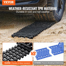 VEVOR 7 t vilkšanas dēļi no TPR materiāla, atgūšanas dēļi apvidus auto, vieglajām automašīnām, pikapiem, SUV un kemperiem, pāris riepu saķeres paliktņu sniegam, smiltīm, dubļiem un irdenam reljefam, ar glabāšanas somām, īsie, melni