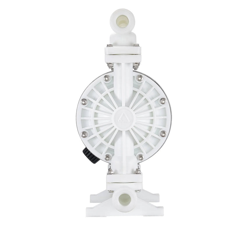 VEVOR pneimatiskais dubultmembrānu sūknis, maks. plūsma 95 l/min, standarta ieplūde un izplūde, polipropilēna korpuss, divas membrānas, paredzēts dīzeļdegvielai, smērvielām, petrolejai un benzīnam