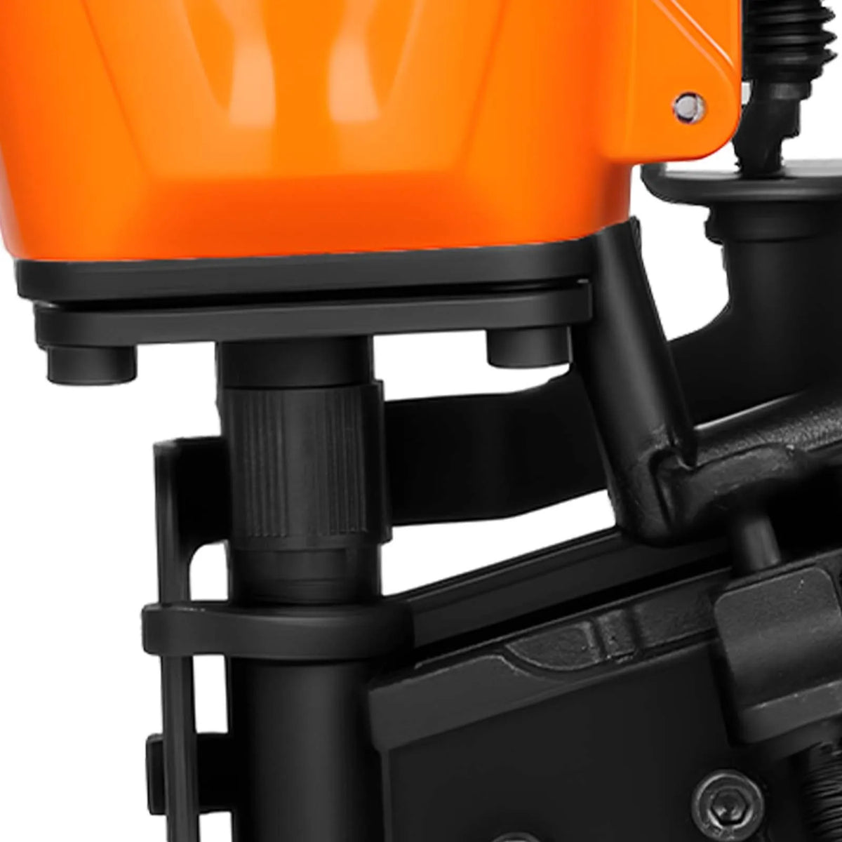 VEVOR Pneumatic Roofing Nailer CN45N, 19–45 mm Coil Nails, 15°, 4–5 Nails/s, for Bitumen Shingles
