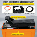 Hidrauliskā pneimatiskā kājas sūkņa sistēma ar šļūteni, darba spiediens 689 bar, piemērota hidrauliskajiem cilindriem un domkratiem, kājām darbināms modelis