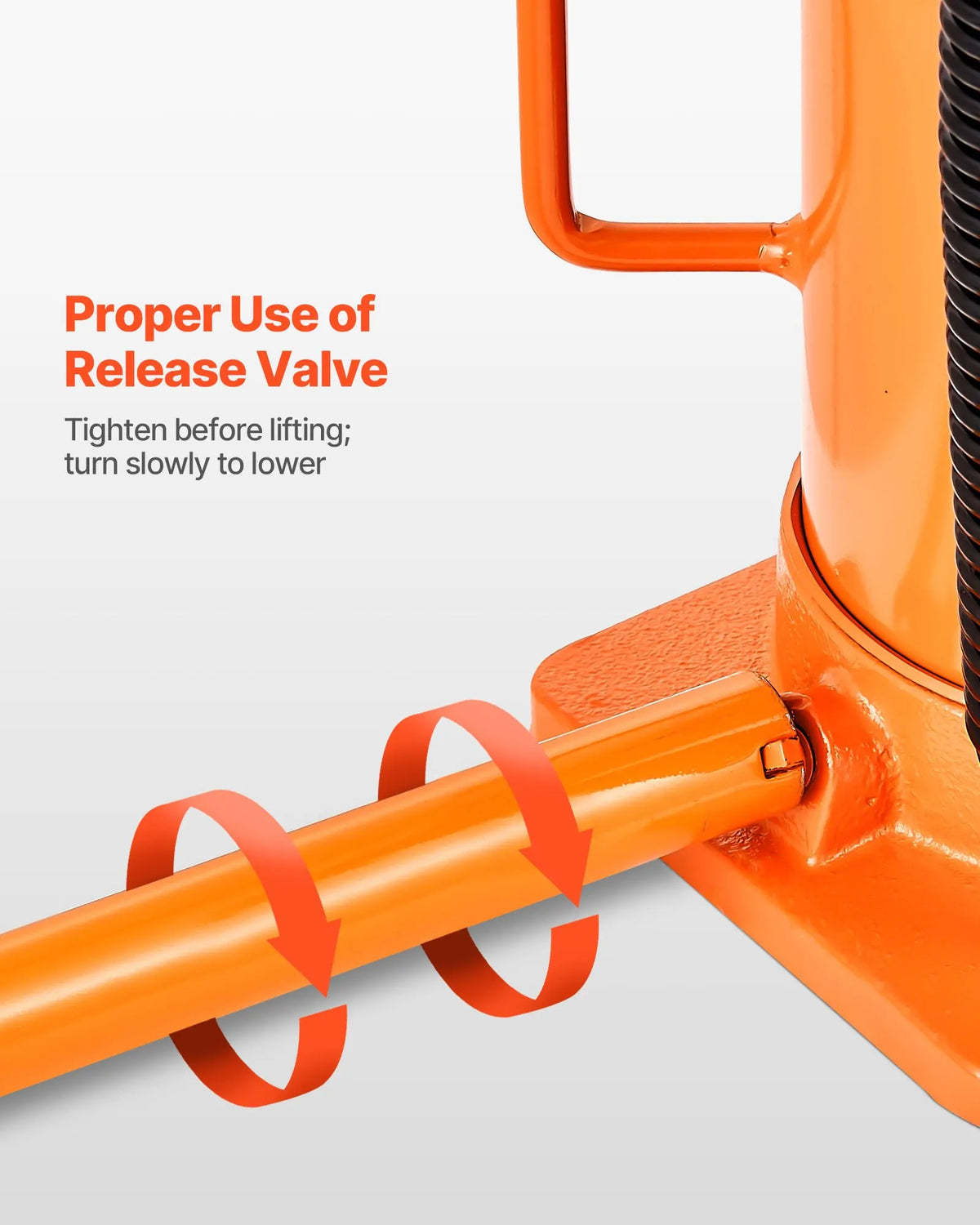VEVOR Pneumatic/Hydraulic Bottle Jack, 20 t Lifting Capacity, Lift Range 260–495 mm, Reinforced Welded Jack with Pump, for SUV, Pickup Trucks, Lorries, Campers and Car Repair, Orange