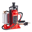 Gaisa hidrauliskais pudeļveida domkrats, 20 t, 260-495 mm, sarkans