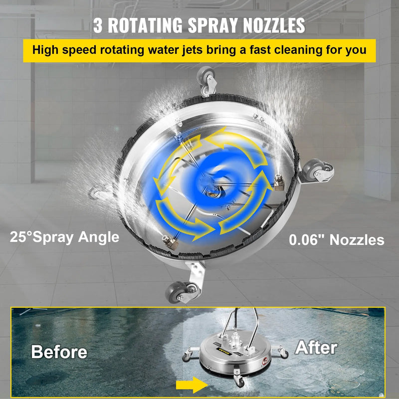 Вирсмас тиртайс 53 см, аугстспидиена плакано вирсму узгалис, 275 бар, неруседжоша терауда ротеджошайс тиртайс ар ритением, гриду ун вирсму мазгатайс