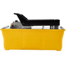 Pneimatiskais hidrauliskais kājas sūknis 689 bar, 1,9 L eļļļas tvertne, ar šļūteni un smidzināšanas pistoli, paredzēts smagās tehnikas apkopei, automobiļu remontam un rāmja presēm