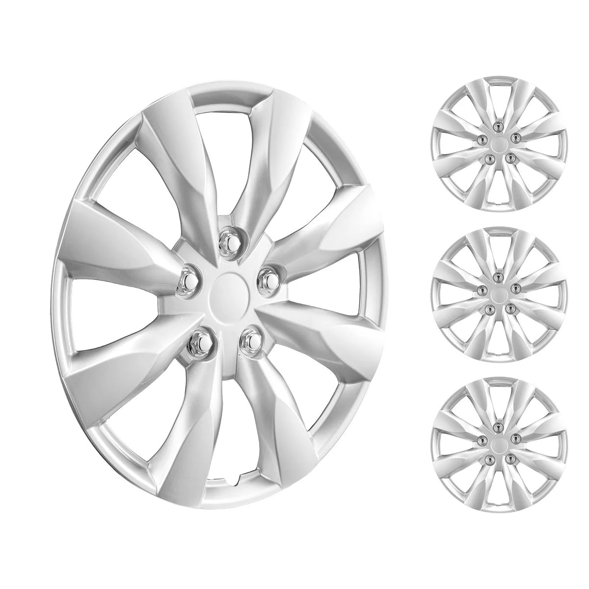 40.6 cm wheel disc covers, 4 pcs, durable all-weather