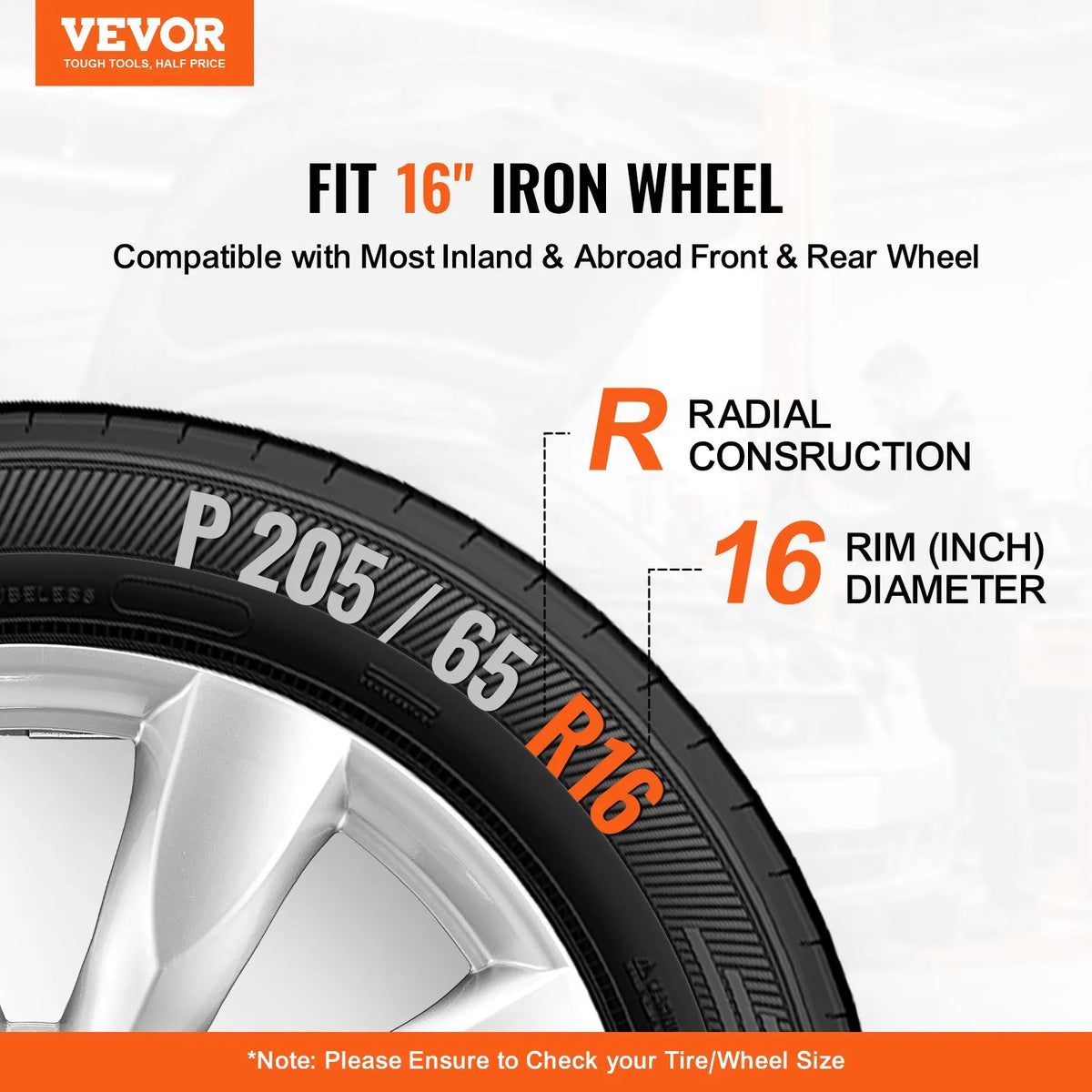 40.6 cm wheel disc covers, 4 pcs, durable all-weather
