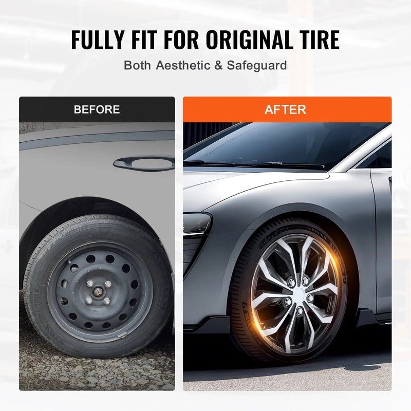 38,1 cm disku pārsegi, 4 gab., izturīgi visiem laikapstākļiem