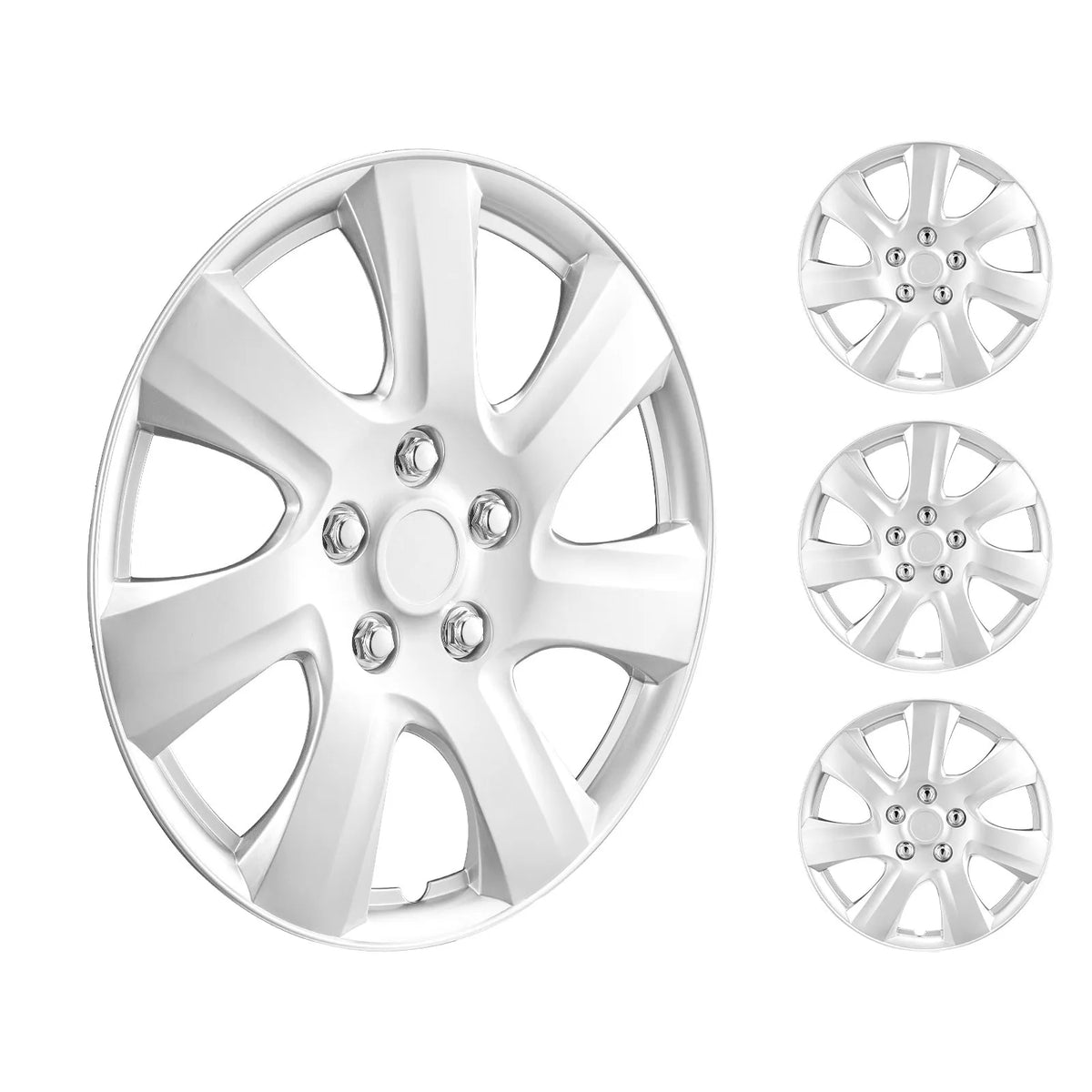 16 cm disc covers, 4 pcs, durable for all weather conditions