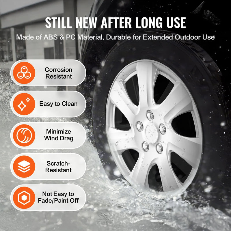 16 cm disku pārsegi, 4 gab., izturīgi visiem laikapstākļiem