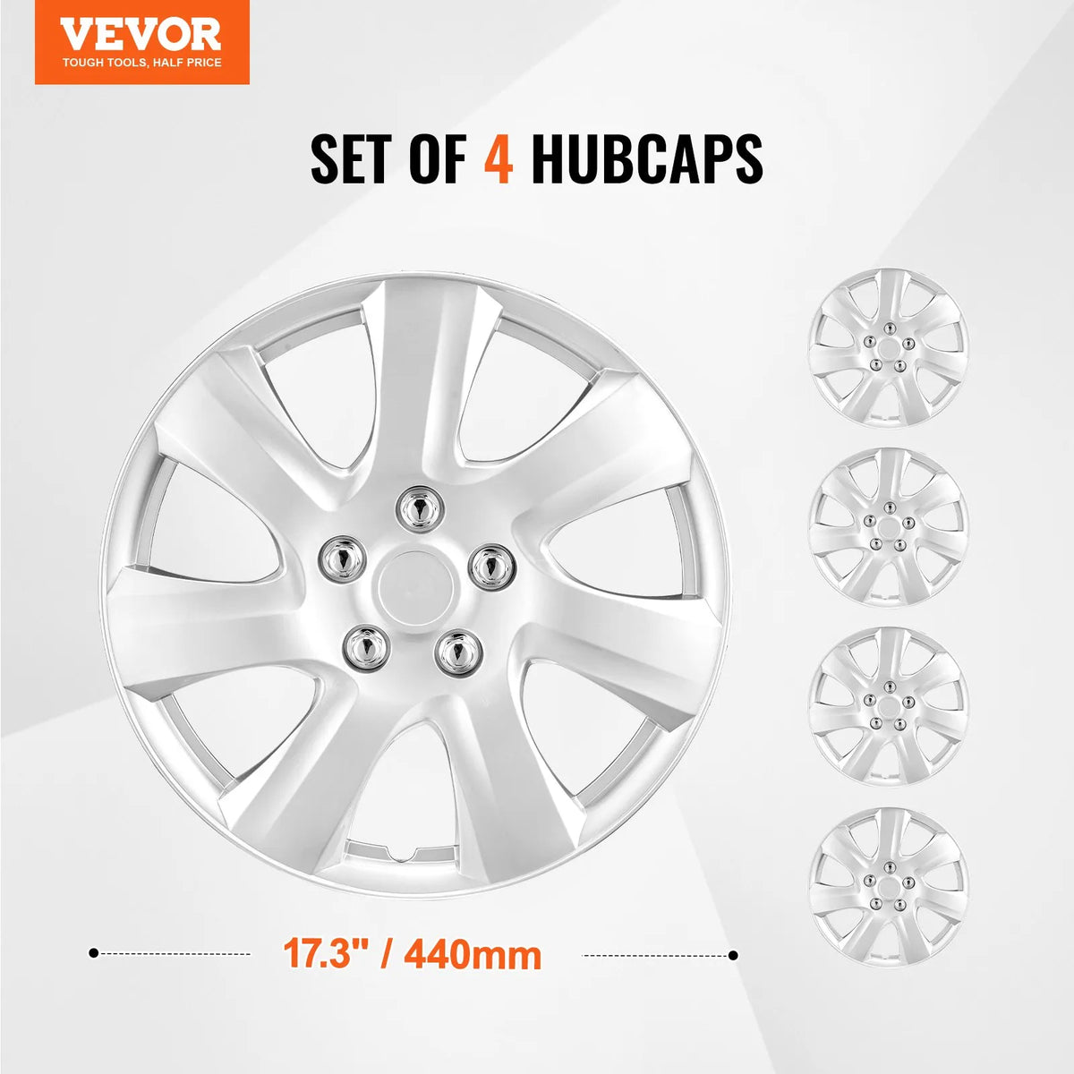 16 cm disc covers, 4 pcs, durable for all weather conditions