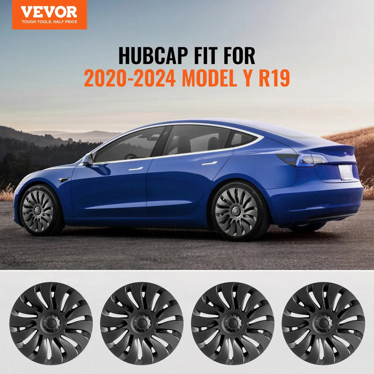 48.3 cm Disc Cover 2021–2023 Model Y, with Valve Opening
