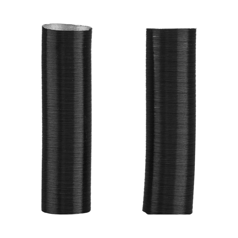 VEVOR dīzeļa sildītāja gaisa cauruļu un ventilācijas komplekts, 75 mm silta gaisa izvads ar Y veida savienotāju un gaisa kanālu skavām, paredzēts 2 kW, 5 kW un 8 kW dīzeļa sildītājiem, melns