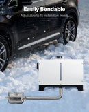 Izplūdes šļūtene, 1200 mm dīzeļsildītāja elastīgā caurule no nerūsējošā tērauda ar 2 skavām, dīzeļsildītāja piederumu komplekts, saderīgs ar 2–8 kW dīzeļsildītājiem