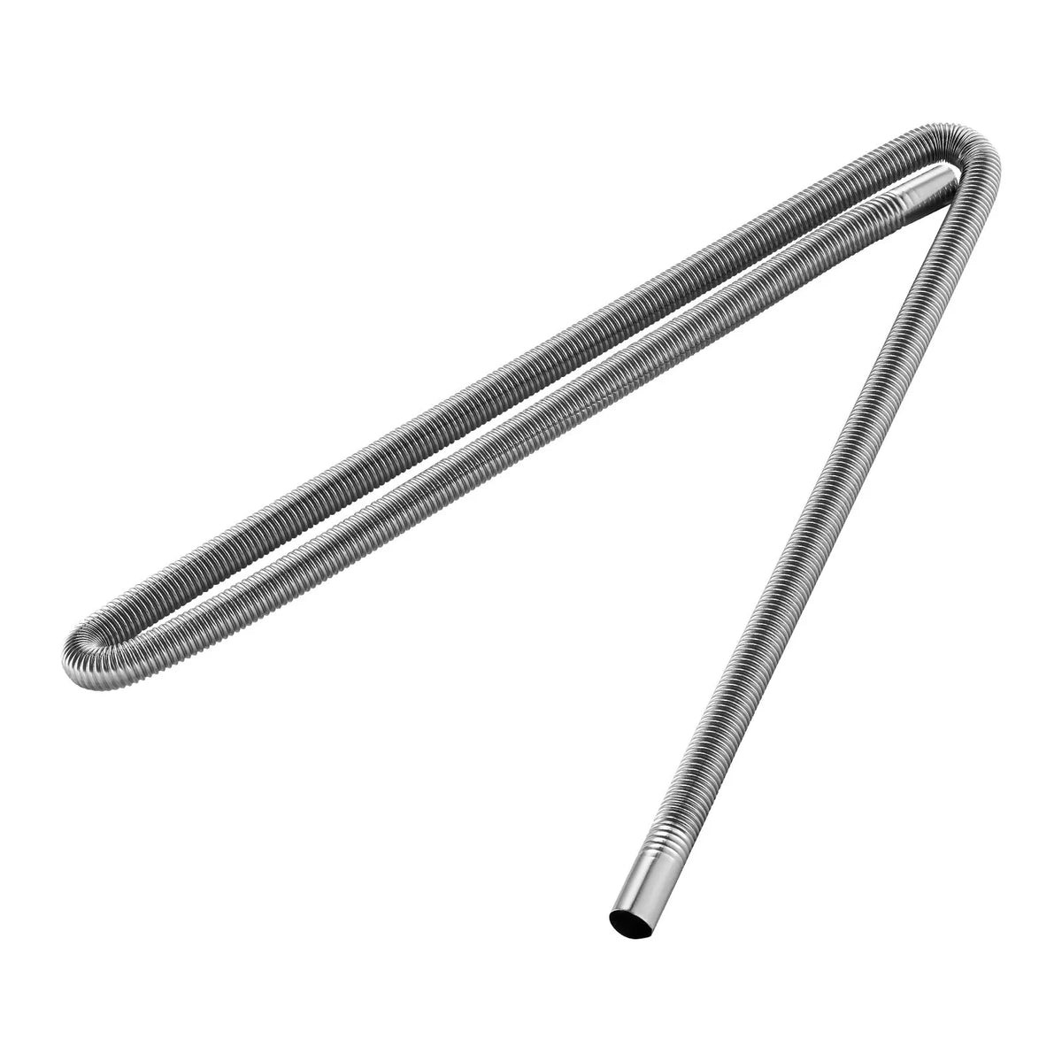 Exhaust hose, 1980 mm stainless steel flexible pipe with 2 clamps, diesel heater accessory kit, compatible with 2–8 kW diesel heaters