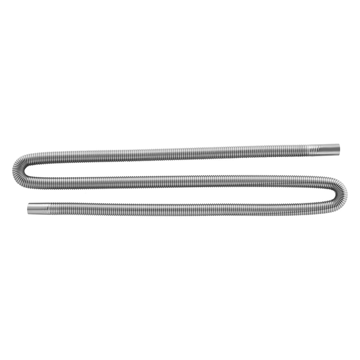 Exhaust hose, 1980 mm stainless steel flexible pipe with 2 clamps, diesel heater accessory kit, compatible with 2–8 kW diesel heaters