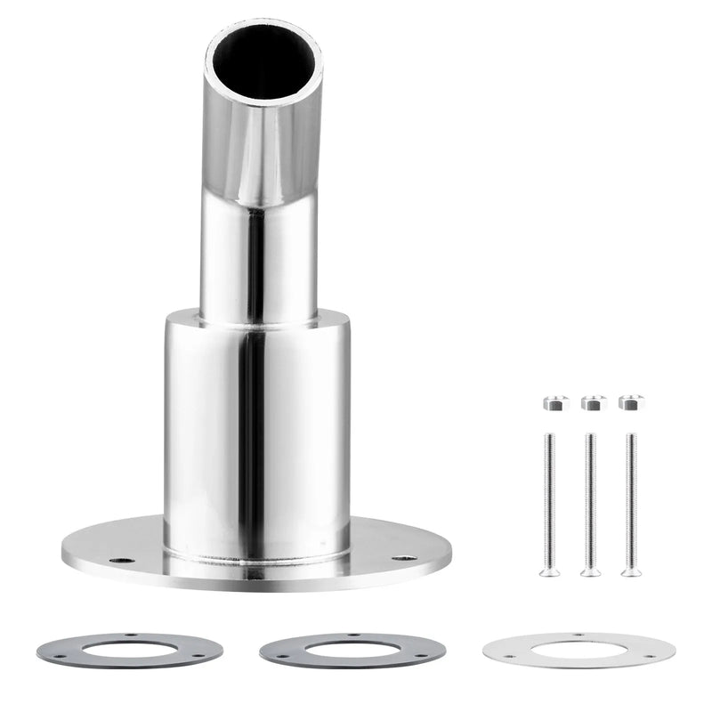 Izplūdes korpusa savienojums 24 mm dīzeļsildītājam, leņķa tipa izplūdes caurules savienojums ar skrūvēm, uzgriežņiem un blīvi, piemērots 2 kW, 5 kW un 8 kW dīzeļsildītājiem, izgatavots no 316 nerūsējošā tērauda