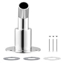 Izplūdes korpusa savienojums 24 mm dīzeļsildītājam, leņķa tipa izplūdes caurules savienojums ar skrūvēm, uzgriežņiem un blīvi, piemērots 2 kW, 5 kW un 8 kW dīzeļsildītājiem, izgatavots no 316 nerūsējošā tērauda