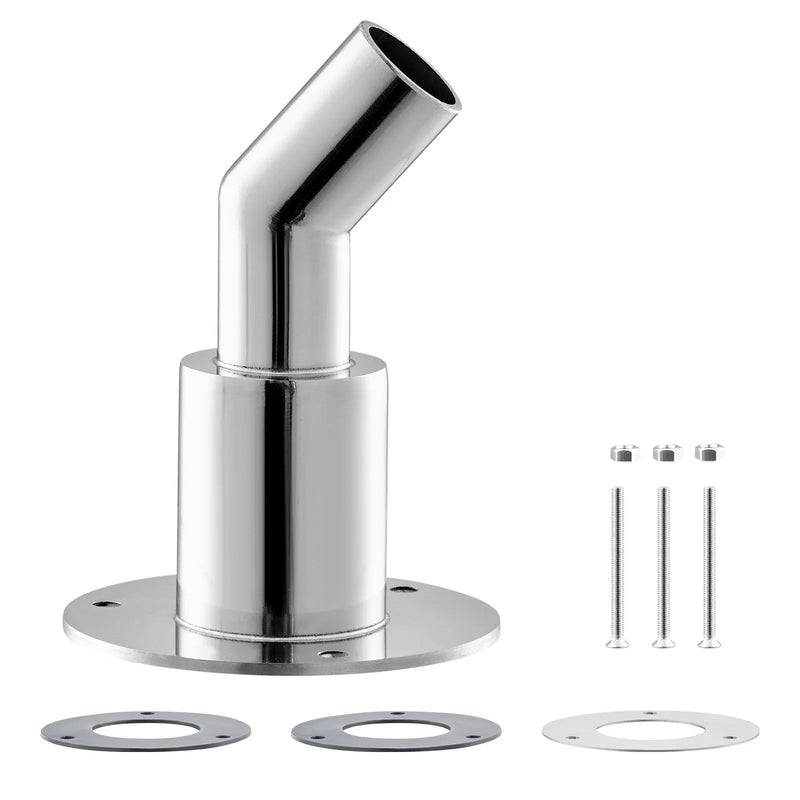 Izplūdes korpusa savienojums 24 mm dīzeļsildītājam, leņķa tipa izplūdes caurules savienojums ar skrūvēm, uzgriežņiem un blīvi, piemērots 2 kW, 5 kW un 8 kW dīzeļsildītājiem, izgatavots no 316 nerūsējošā tērauda