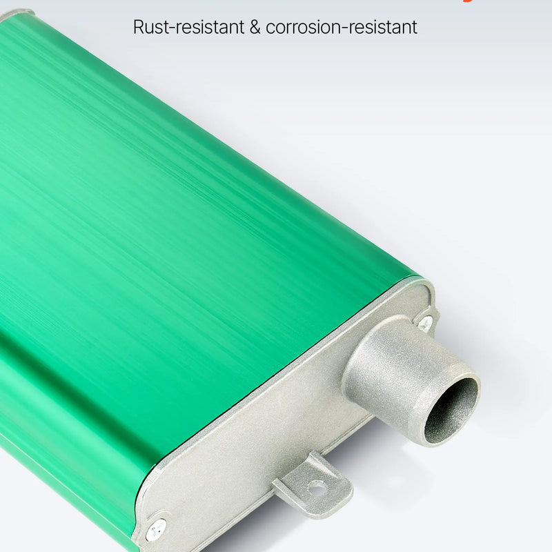 VEVOR dīzeļsildītāja klusinātājs, 24 mm uzlabots izpūtēja klusinātājs ar 2 skavām un skrūvēm, alumīnija sakausējuma izpūtēja trokšņu slāpētājs 2 kW, 5 kW un 8 kW dīzeļsildītājiem