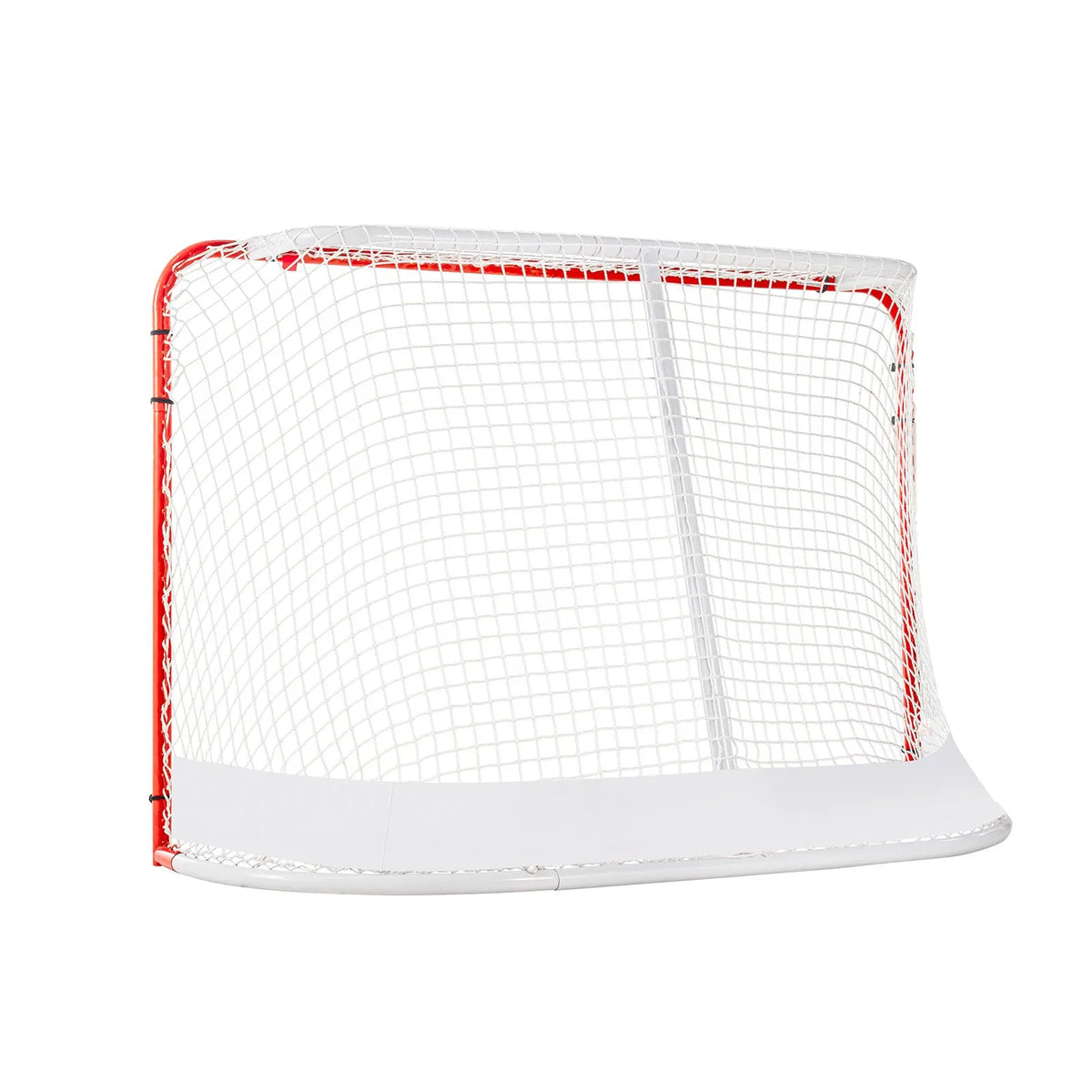 VEVOR Street Hockey Goal 183 × 122 cm with Net, Steel, Official Size, White/Red