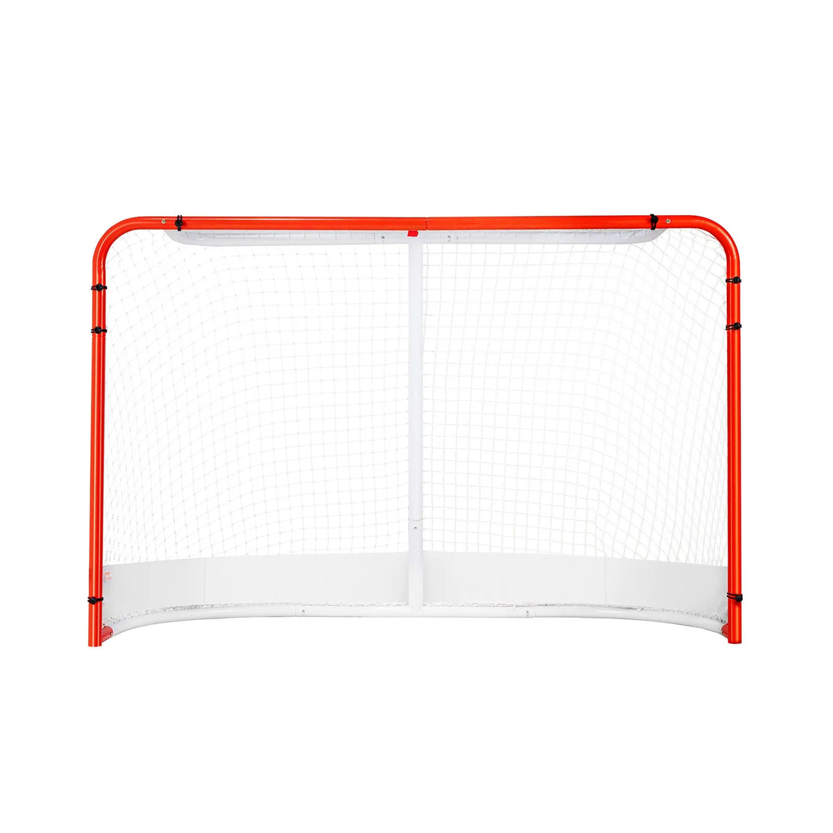 VEVOR Street Hockey Goal 183 × 122 cm with Net, Steel, Official Size, White/Red