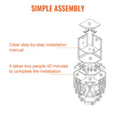 VEVOR Stūra Industriālais Bāra Skapis, Vīna Galdiņš Alkohola un Glāžu Uzglabāšanai, Melns Valnutu Koks