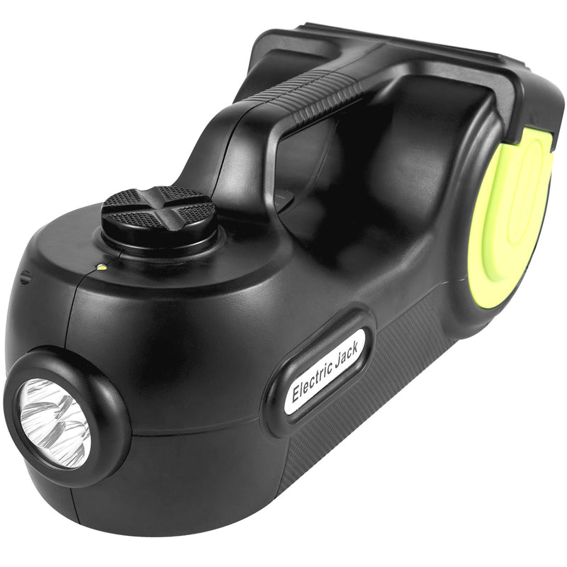 VEVOR elektriskais auto domkrats 5 t ar trieciena atslēgu un LED apgaismojumu, hidraulisks, pacelšanas augstums 155–530 mm, piemērots SUV, MPV, vieglajiem auto un kravas auto remontam