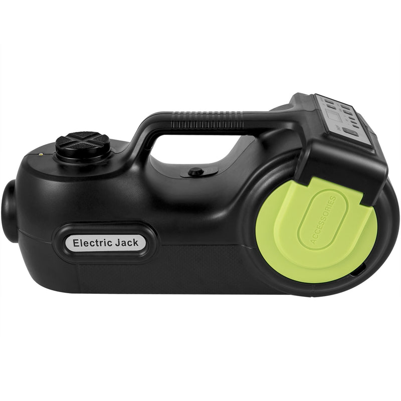 VEVOR elektriskais auto domkrats 5 t ar trieciena atslēgu un LED apgaismojumu, hidraulisks, pacelšanas augstums 155–530 mm, piemērots SUV, MPV, vieglajiem auto un kravas auto remontam