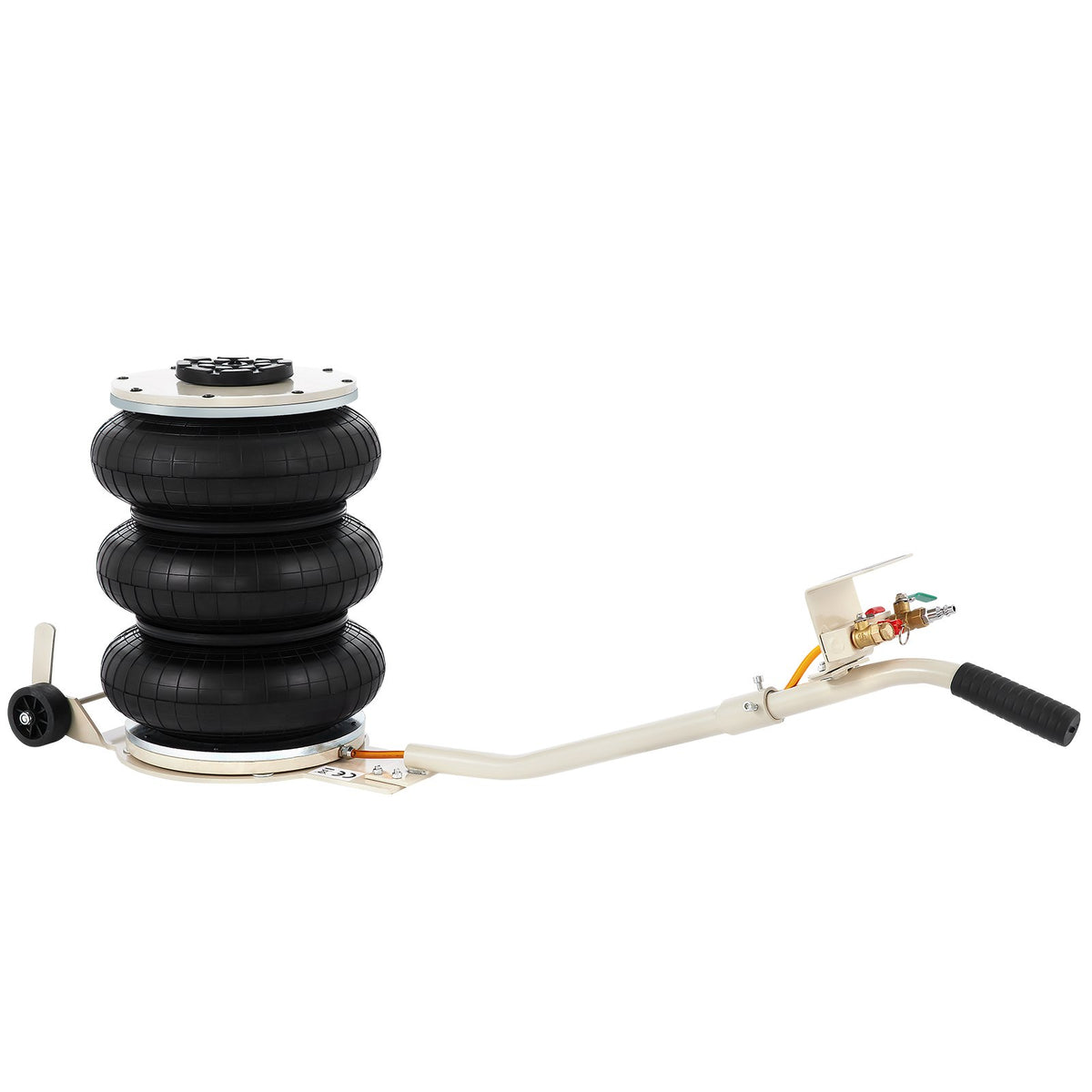 VEVOR 5 T5000 kg Pneumatic Triple Bag Air Lift Jack, Lifting Height 16.5-40.6 cm, 5000 kg Capacity, Fast Lifting Time