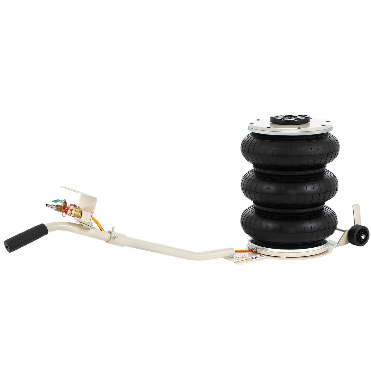 VEVOR 5 T5000 kg Pneumatic Triple Bag Air Lift Jack, Lifting Height 16.5-40.6 cm, 5000 kg Capacity, Fast Lifting Time