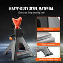 VEVOR domkratu statīvi, 3 t celtspēja, augstums regulējams no 275 līdz 415 mm, piemēroti SUV, pikapiem, automašīnām un UTV/ATV, sarkani, 1 pāris