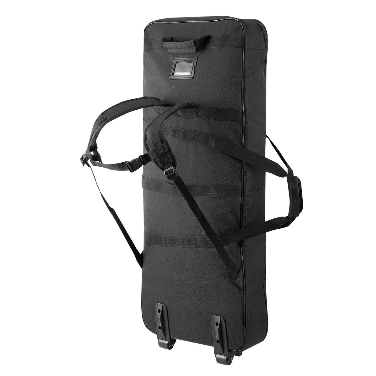 VEVOR 88-Key Keyboard Bag with Wheels 104 × 43 × 13 cm, Padded, 3 Pockets